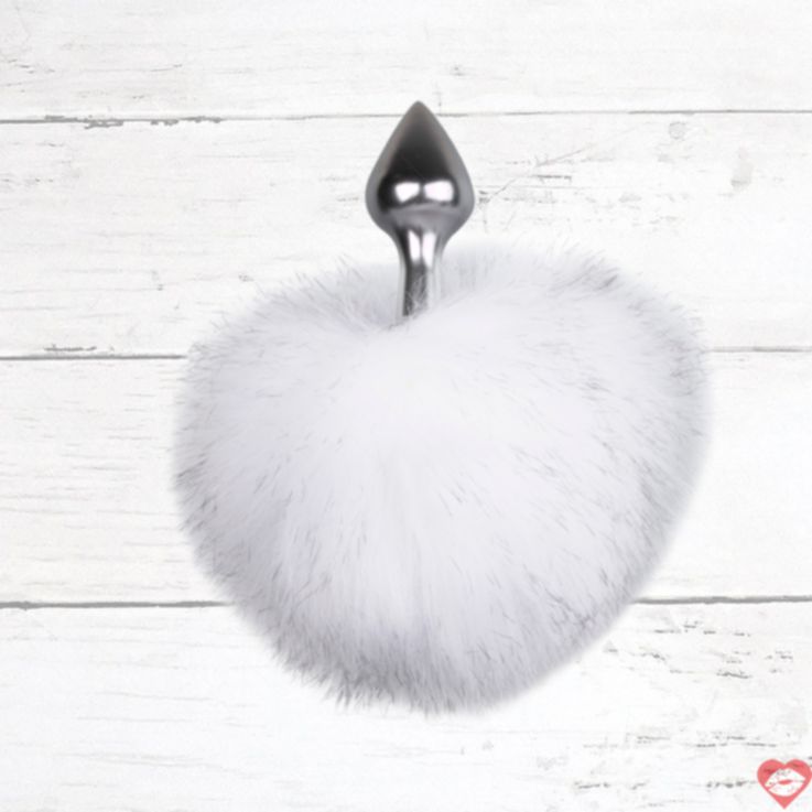 Anal Plug Easytoys Đuôi Thỏ Trắng Gợi Cảm Sang Trọng 