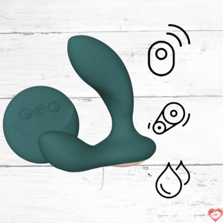 Lelo Hugo 2 Máy Rung Hậu Môn Xanh Lá Remote Siêu Mạnh