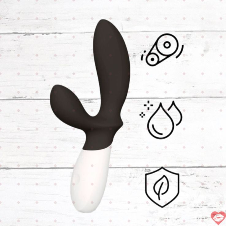 Lelo Loki Wave 2 Đen Rung Sóng Tiền Liệt Tuyến