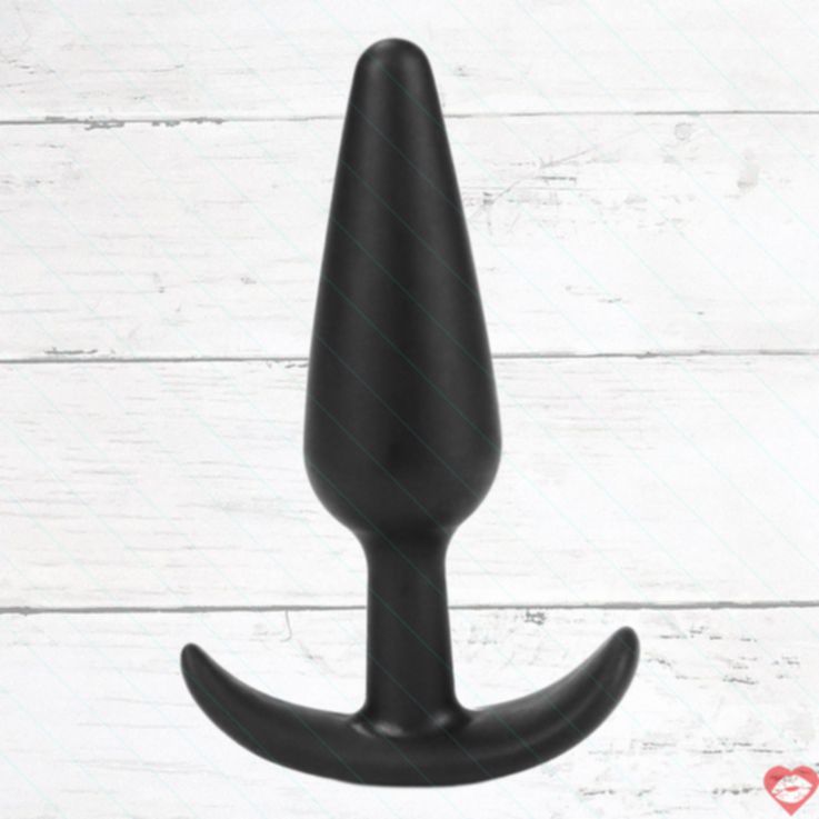 Lovetoy Lure Me Plug Đít Nhỏ Đen Silicon An Toàn