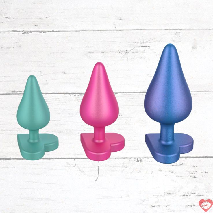 Romp Luster bộ 3 plug hậu môn silicone入门 êm ái tiến bộ
