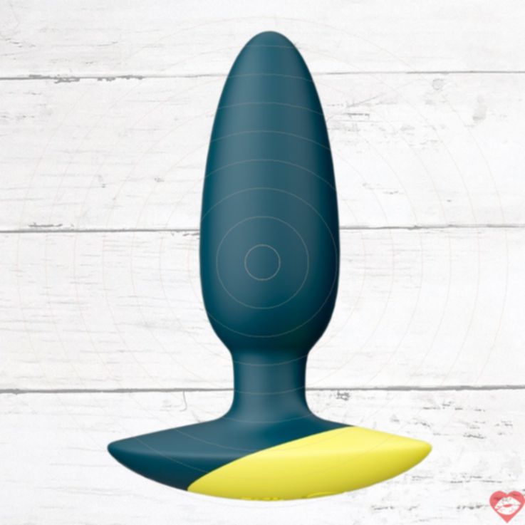 Romp Bass Anal Plug Xanh Rêu 3cm Rung Mạnh Mẽ Cao Cấp