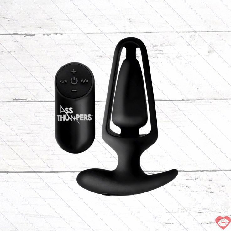 7X Plug Anal Silicone Rung Trống Rỗng Thumpers Siêu Mạnh Lên Đỉnh