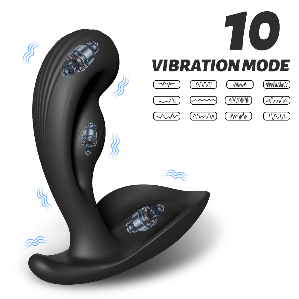 Yeain Beete Plug Tiền Liệt 2 Motor 12 Mode Mạnh Mẽ