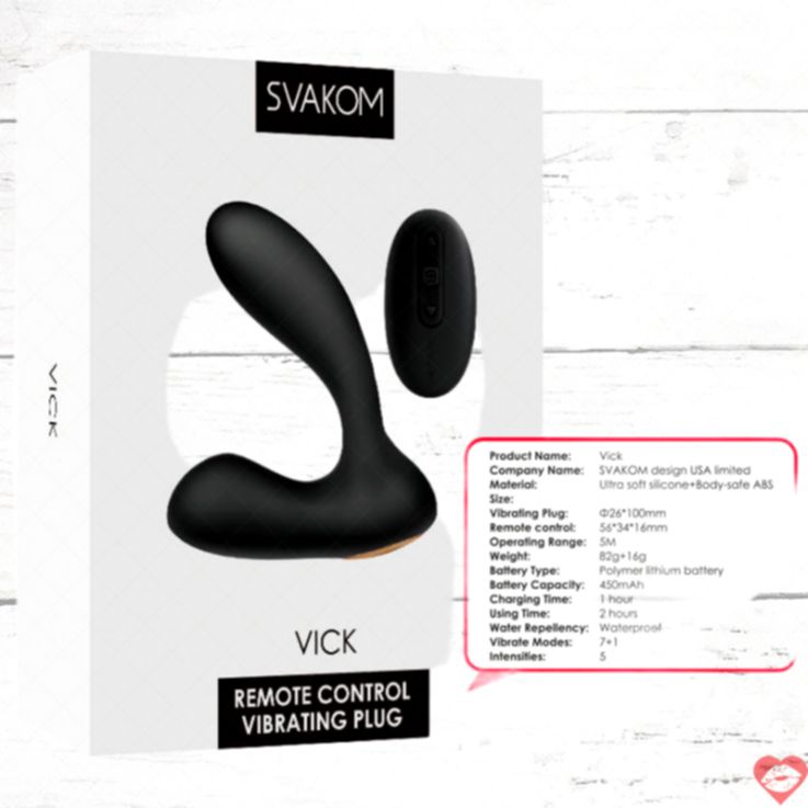 Svakom Vick Prostate Remote Rung Góc Hoàn Hảo