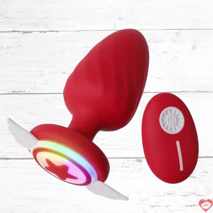 Pờn hậu môn bướm điều khiển từ xa LED silicone