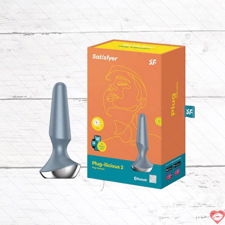 Plug Hậu Môn Satisfyer 13cm Rung App Cực Khoái 