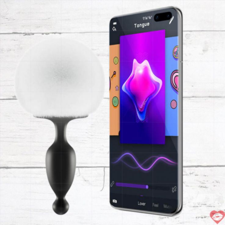 Magic Motion Bunny Butt Plug App Rung Đuôi Thỏ