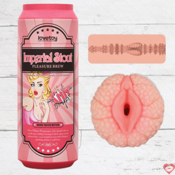 Lovetoy Imperial Đen Bia Masturbator 19.8cm Thực Tế