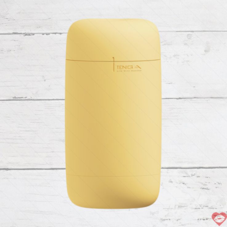 Tenga Puffy Máy Bay Cup Vàng Kem 16.5cm Nhật Dày Dặn