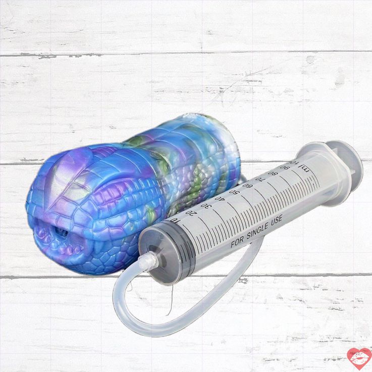 Rồng Masturbator Phun Nước Silicon Train Dương Huyền Bí 