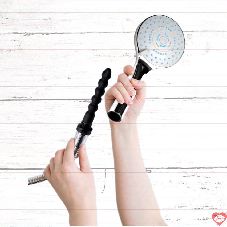 Vòi Enema CleanStream Silicon Tắm Bí Mật Sạch Sẽ 