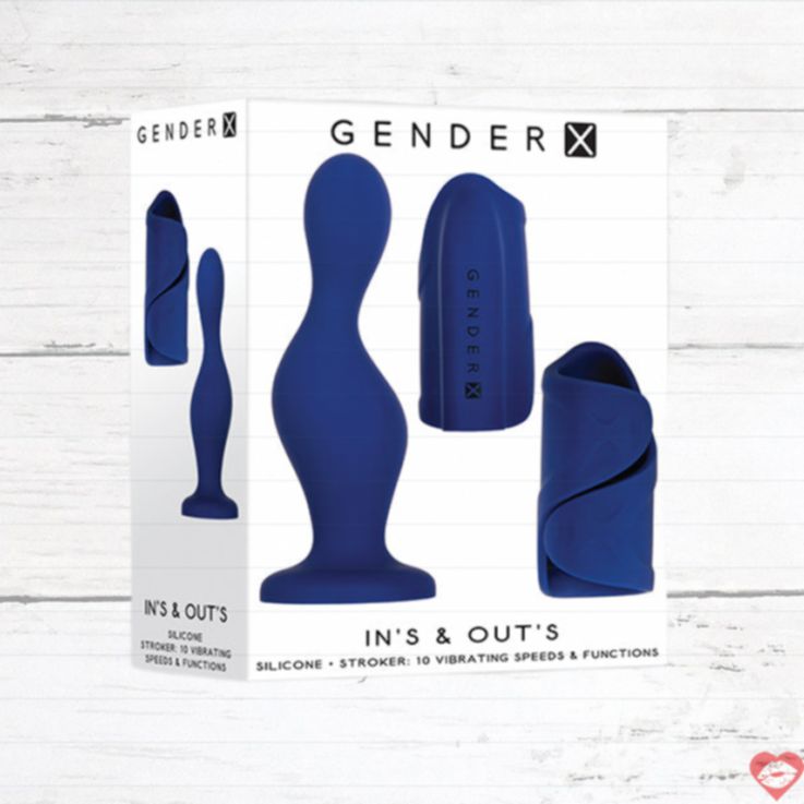 Gender X Ins Outs Dildo Stroker Rung Đa Năng 