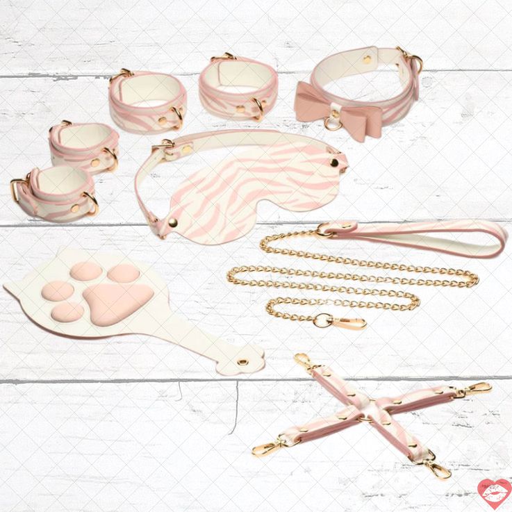 Bộ Bondage Pink Kitty Master Roleplay Nóng Dễ Thương 