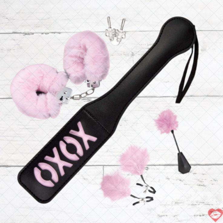 Naughty Pink BDSM Beginner Kit Gợi Cảm An Toàn 