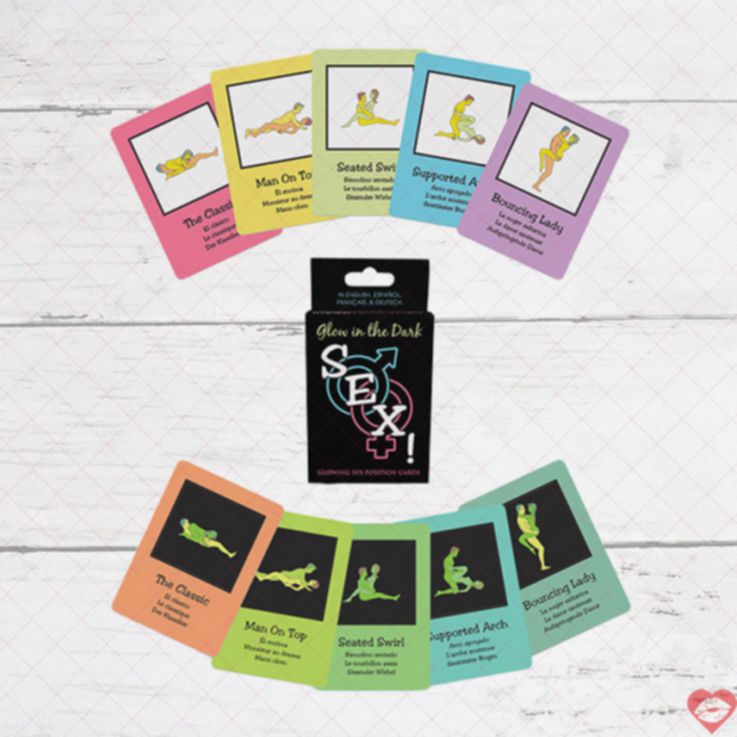 Glow Dark Sex Card Foreplay Sáng Tối Nóng Bỏng 