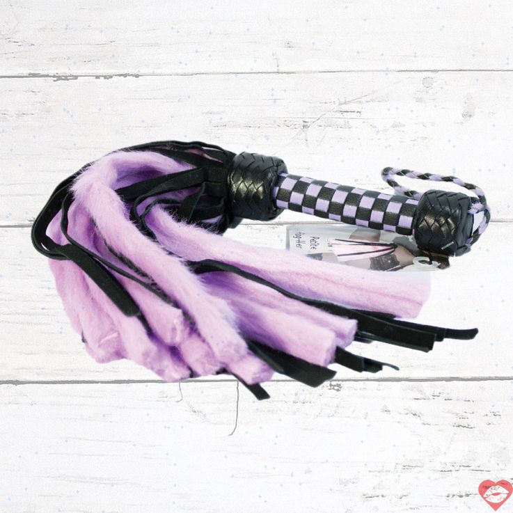 Ruff Doggie Mini Flogger Lông Vũ Da Mềm Dịu Nhẹ Ấm
