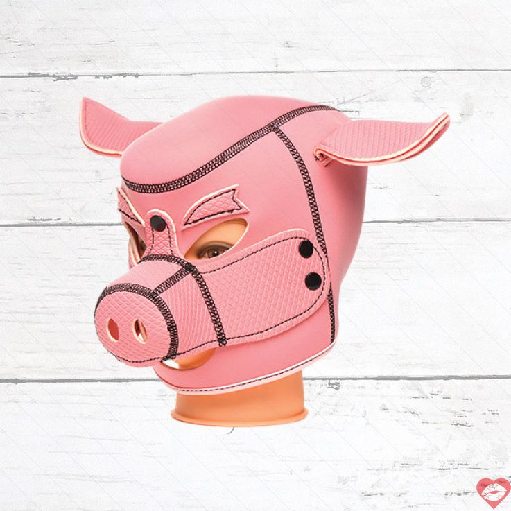 Master Series Swine mũ lợn neoprene chơi roleplay