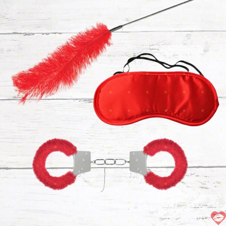 BDSM Red Bundle Còng Khăn Trói Đam Mê Cháy Bỏng