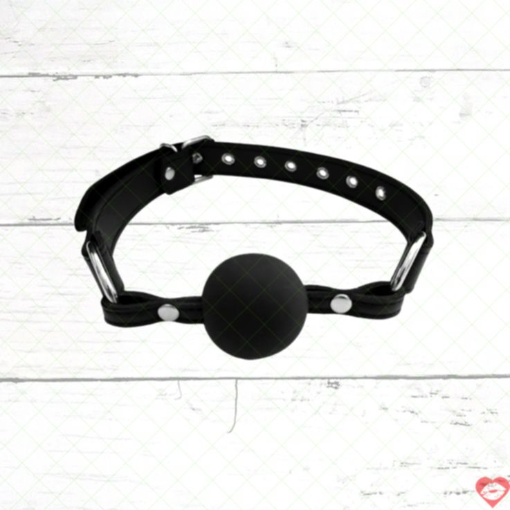 Rouge ball gag da thuần chay gợi tình im lặng quyến rũ