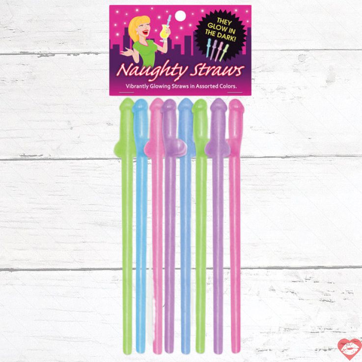 Glow Penis Straws Ăn Uống Party Phát Sáng