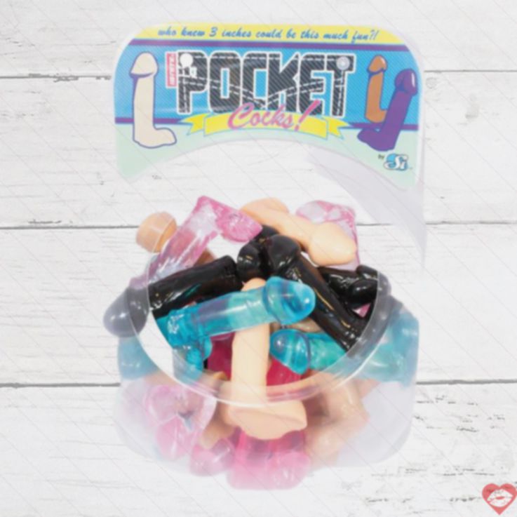Pocket Cocks Tub 30 Mini PVC Vui Nhộn Party