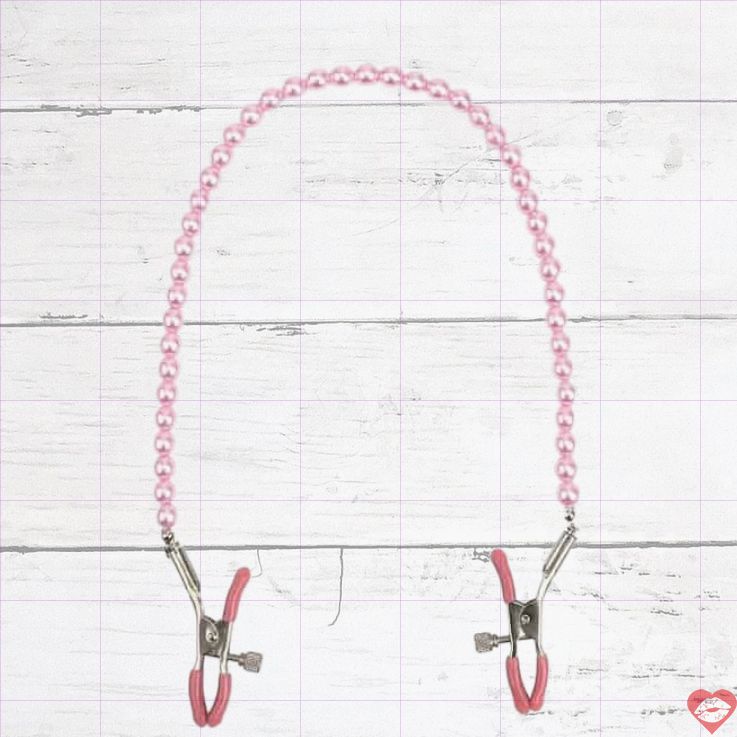 Kanikule Nipple Clamps Hồng Chuỗi Hạt Kích Thích Vú