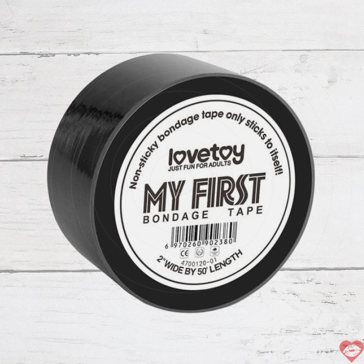 Băng dính bondage PVC Lovetoy 15m đen cố định