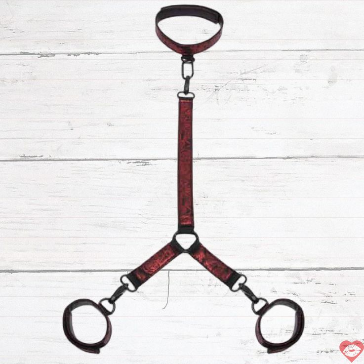 Fifty Shades Vòng Tay Khóa Đỏ Đen, Oải Hương Gợi Cảm