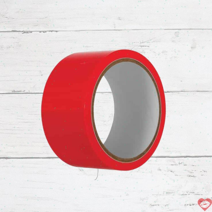 Evolved Bondage Tape Đỏ 19.5m Dính PVC Siêu Dễ Dùng