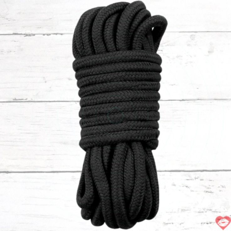 Dây Cotton Lovetoy Đen 10m 8mm Bondage Siêu Mềm