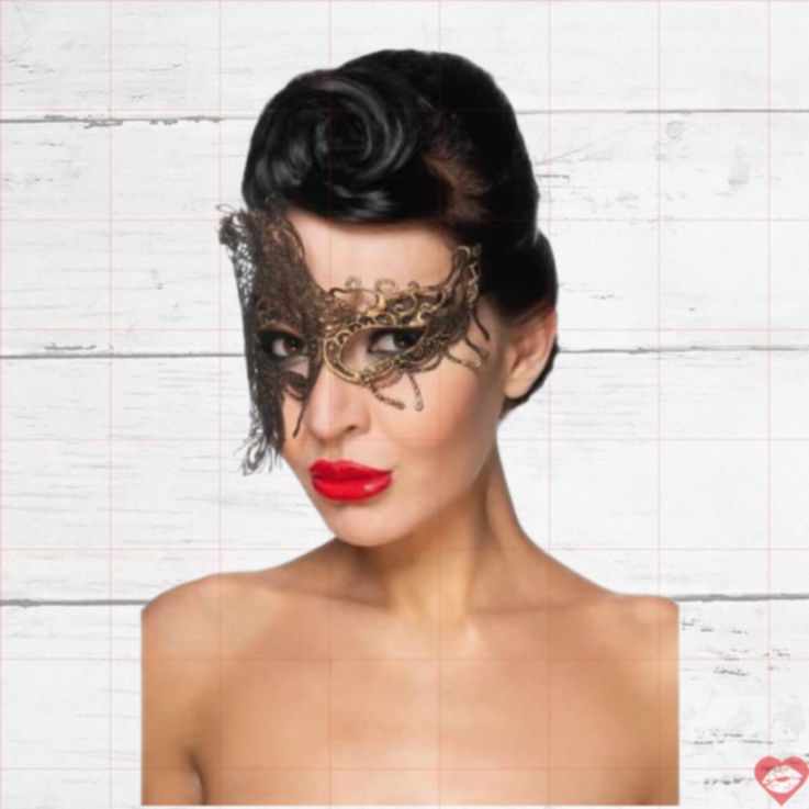 Mask Carnival Capella DD Vàng Kim Lấp Lánh Quyến Rũ