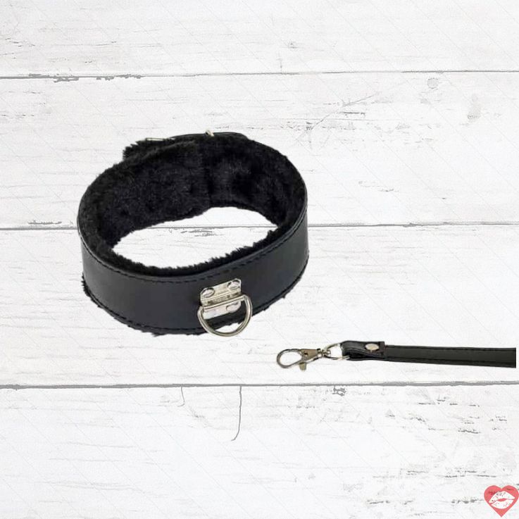 Lola Circus Collar PVC Đen 49cm BDSM Party Hard 