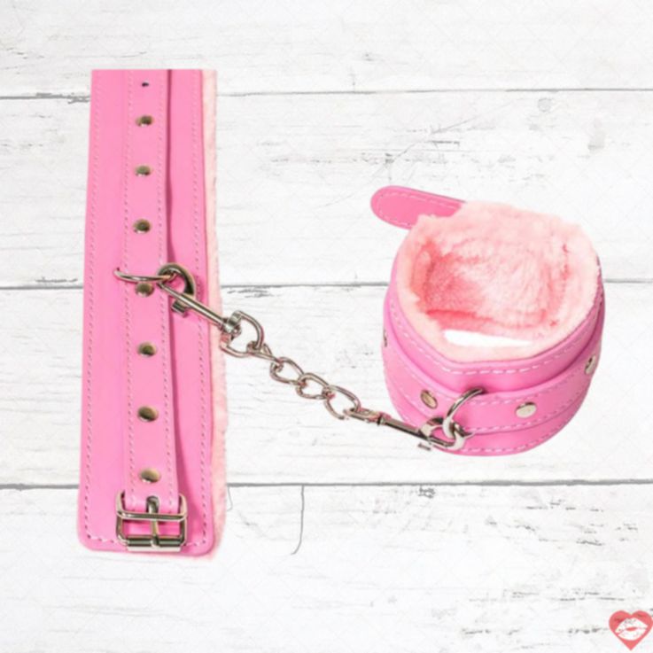 Lola Handcuffs Party Hard Hồng Lông Thỏ BDSM Thỏa 