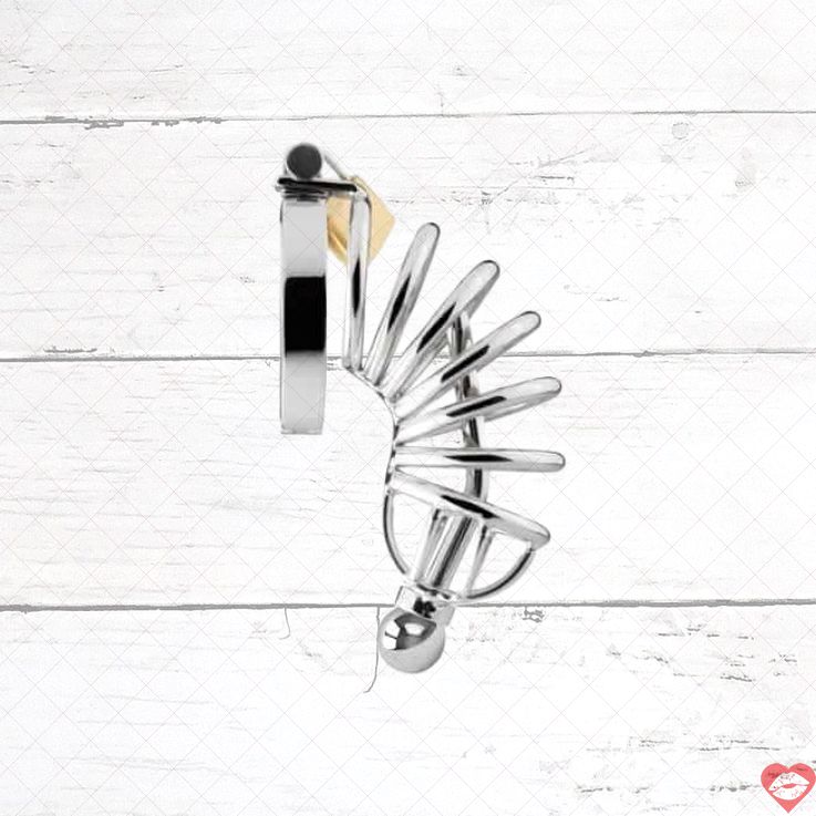 Piện Chastity Metal Sinner Long EDC Giữ Bí Mật