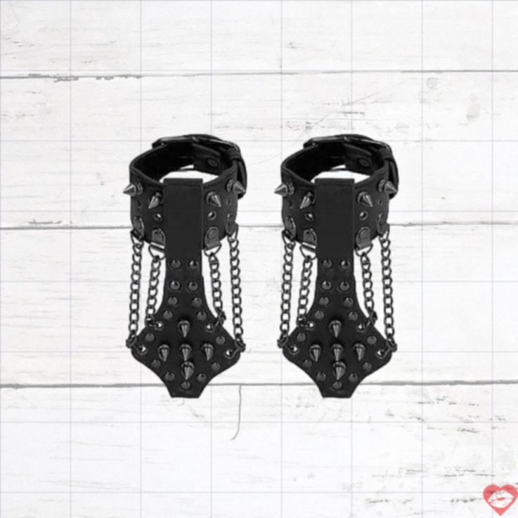 Ouch Skulls Na Còng Tay Da Xương Đầu Lâu Hấp Dẫn BDSM