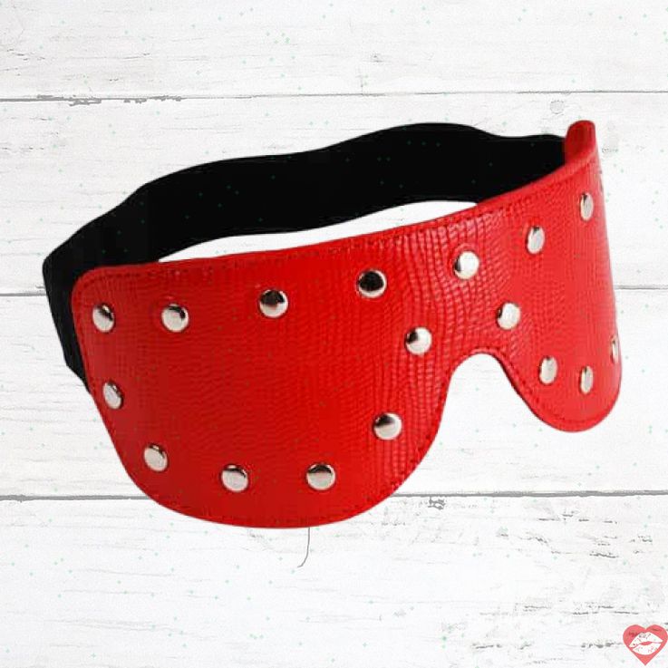 Stibella BDSM X Mask Đóng Đỏ Da Thật Quyến Rũ