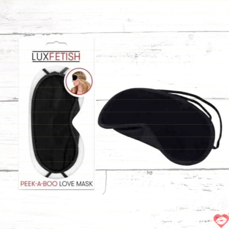 Peek-a-Boo mask mắt đen lụa ngủ chơi tình yêu