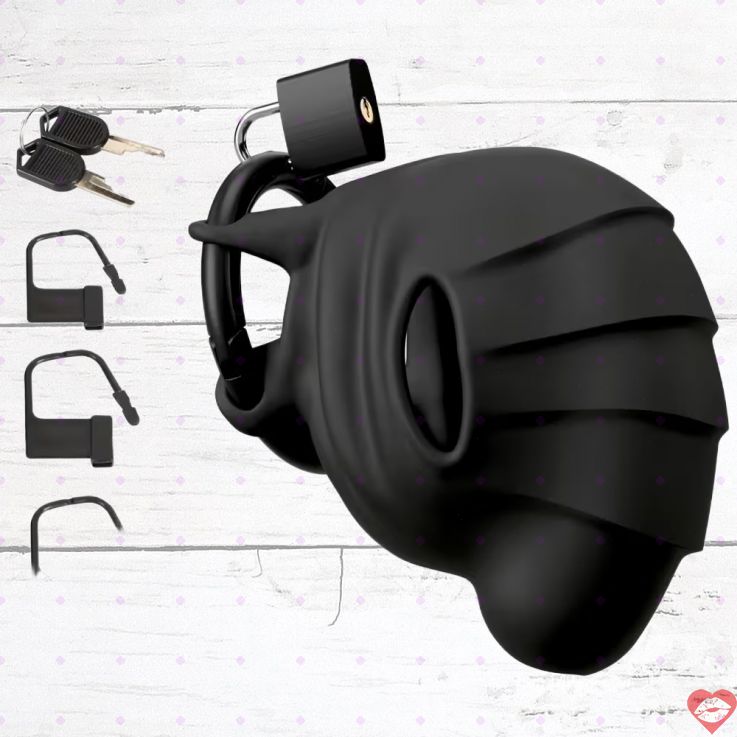 Black Velvets Chastity Lock Đen Siêu Chặt
