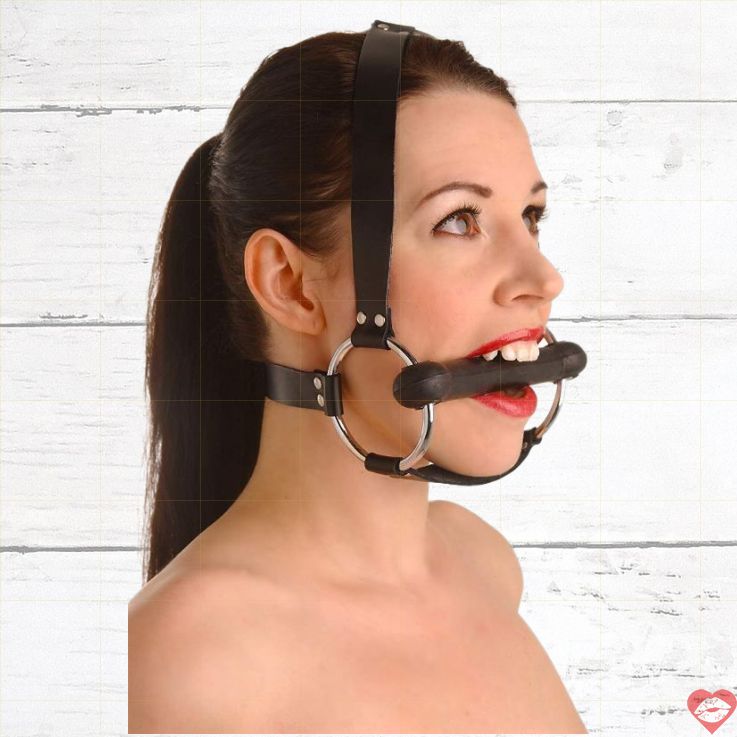 Khẩu Dẻ Ngựa Strict Silicone Đen BDSM