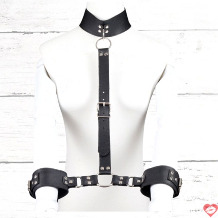 MT bộ trói cổ tay đen Metal Temptation BDSM hot