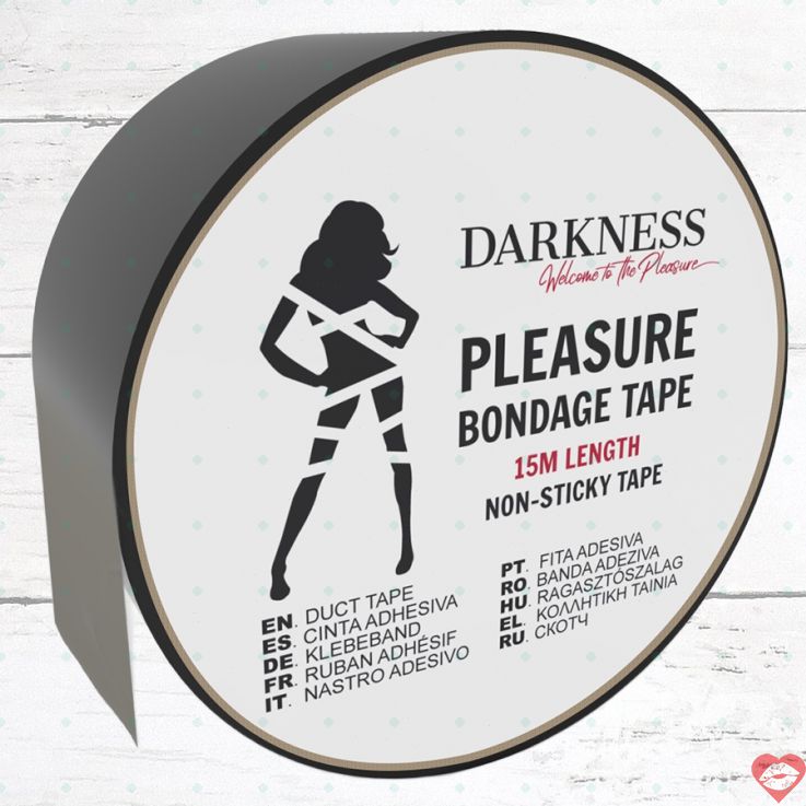 Darkness Băng Keo Tĩnh Điện Đen 15m Bondage