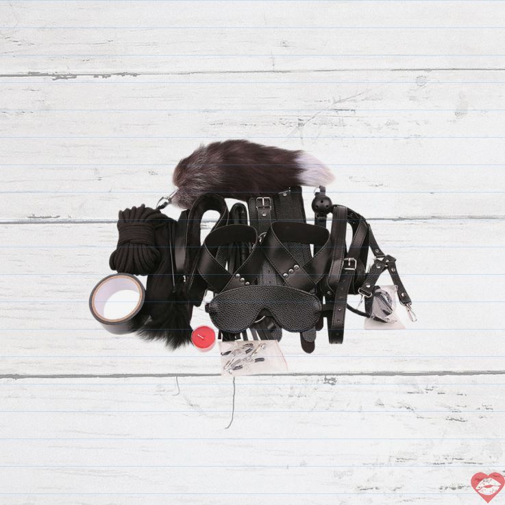Ultimate Bondage Kit 18pc Trói Buộc Đầy Đủ