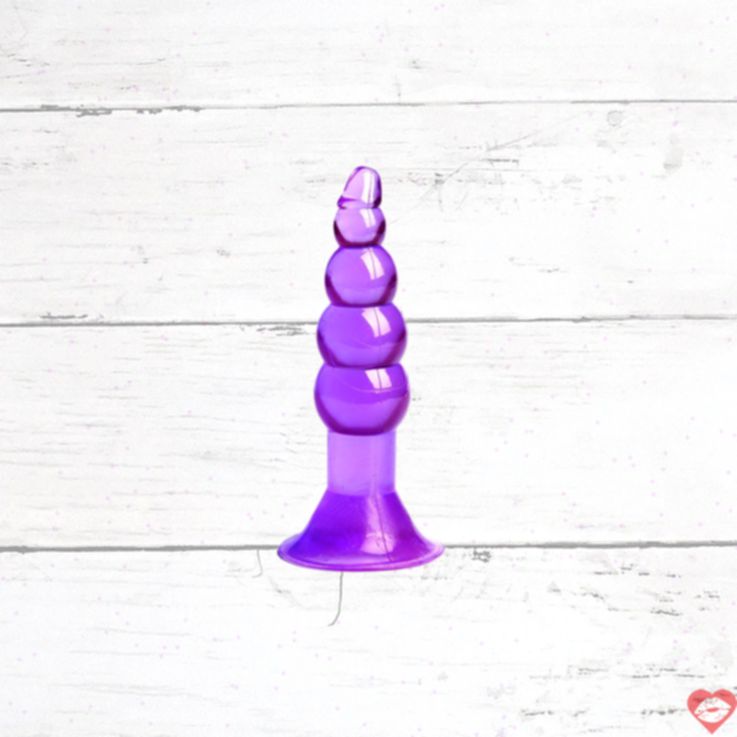 Butt Plug 4 Chuỗi Tím Xanh Đen Mở Rộng An Toàn