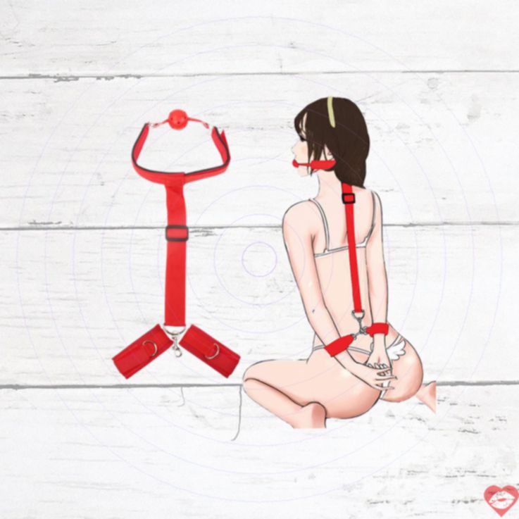 Kit BDSM Handcuff Slave Ball khóa cổ tay mắt cực mạnh