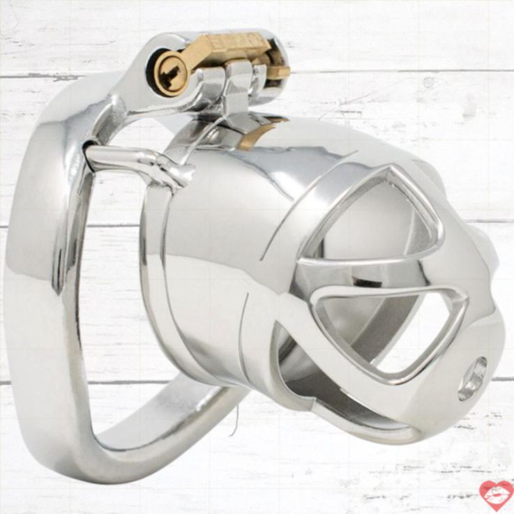 FRRK H201 Lồng Chastity Thép Không Gỉ Khóa Chắc 