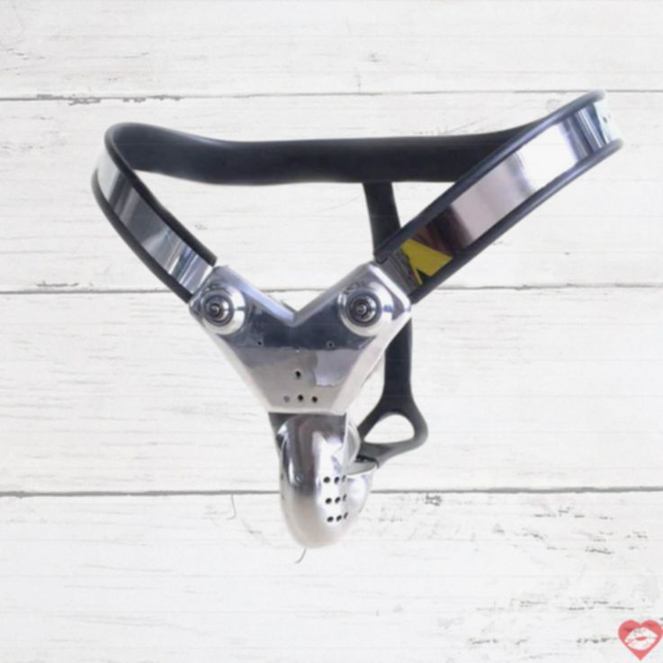 Black Emperor Panty Chastity Thép Đen Plug Hậu Môn