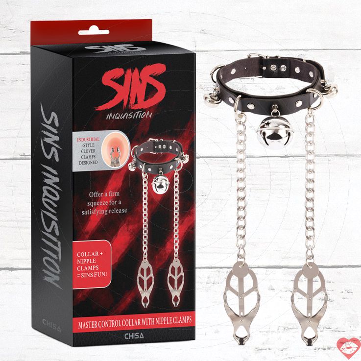 SINS Collar Kẹp Vú Điều Khiển Chủ Nhân
