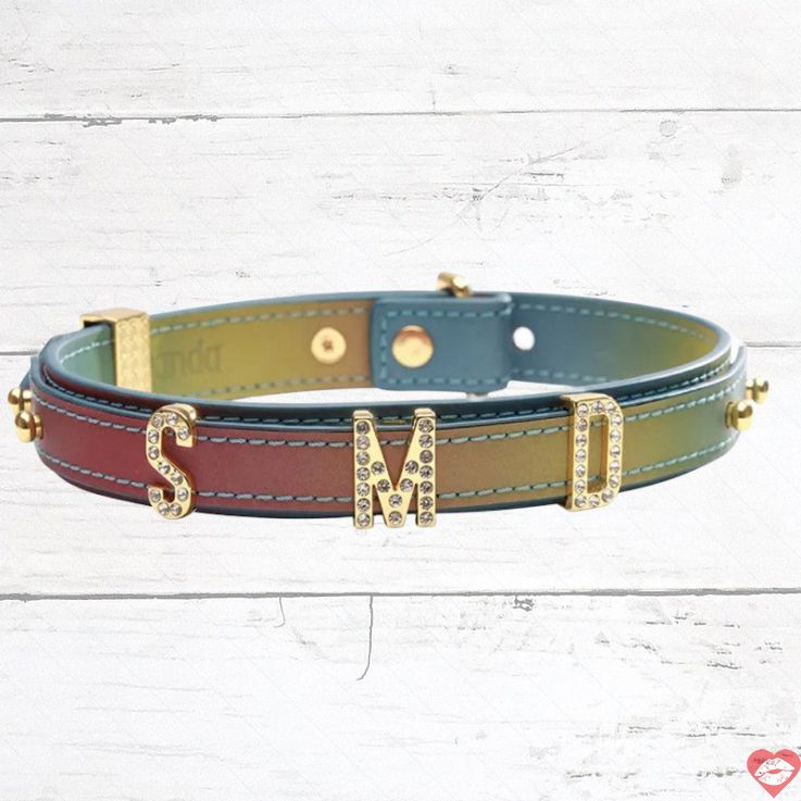SEVANDA Collar Da Cao Cấp Chữ Cái Quyến Rũ