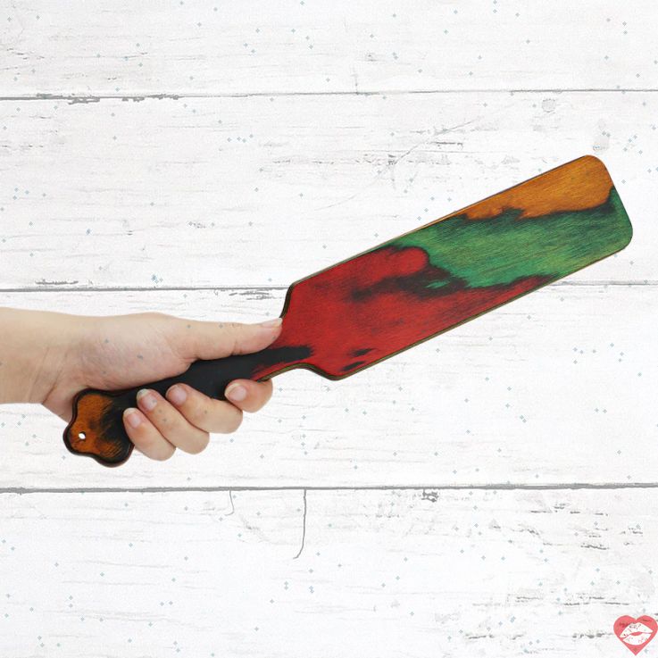 Roomfun paddle gỗ BDSM vuông màu sắc đánh đét